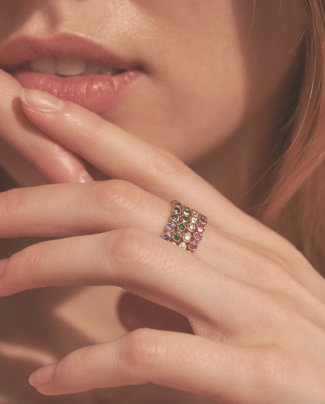 Molten eternity band diamond photo